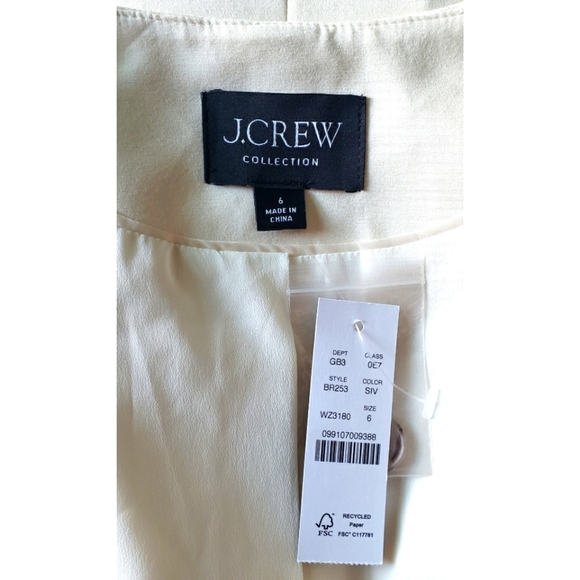 42. J.Crew Collection Slim-fit vest in drapey twill - Picture 7 of 7